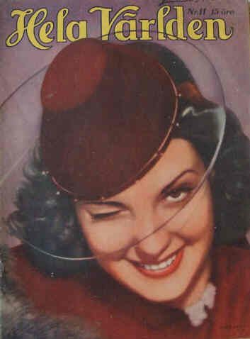 HELA VARLDEN magazine side cover Issue 11 17 March 1940