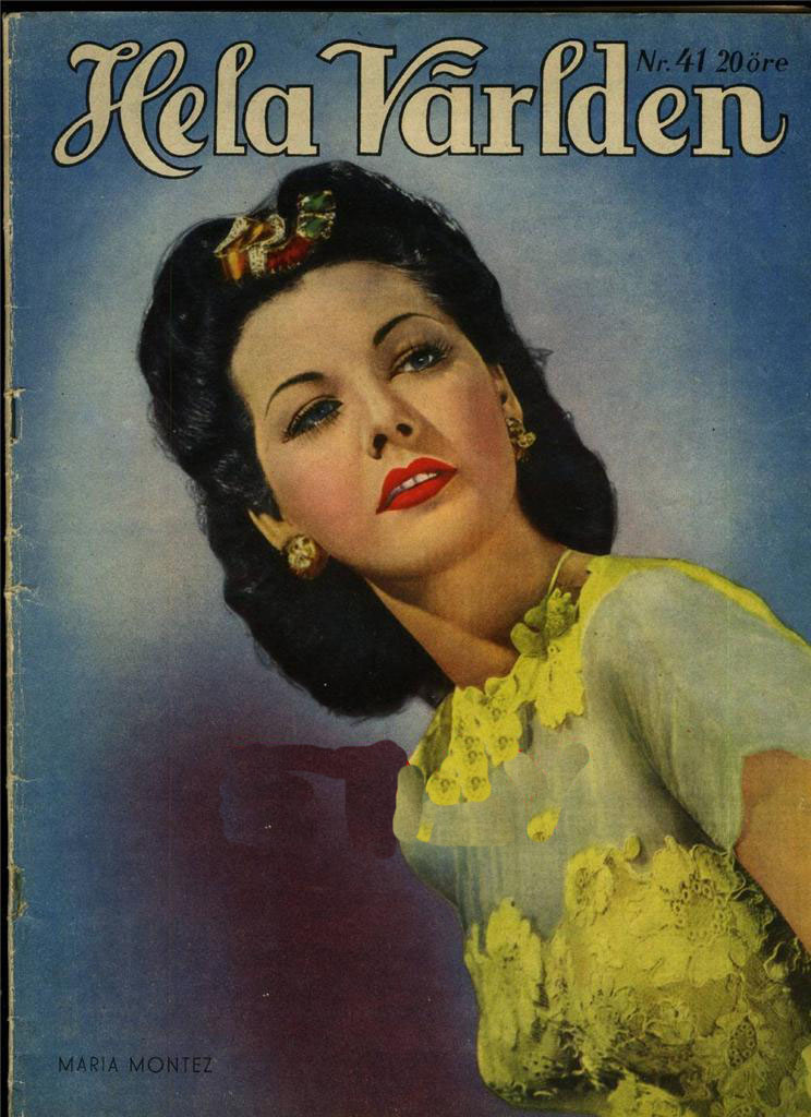 HELA VARLDEN magazine side cover Issue 41  1942