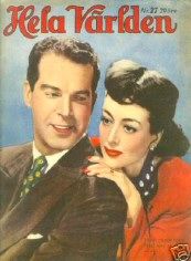 HELA VARLDEN magazine side cover Issue 27  1944