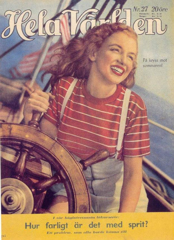 HELA VARLDEN magazine side cover Issue 27 July 1948