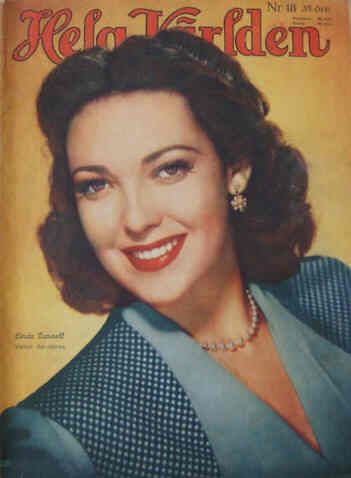 HELA VARLDEN magazine side cover Issue 17? 6 May 1951