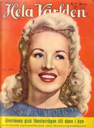 HELA VARLDEN magazine side cover Issue 7  1951