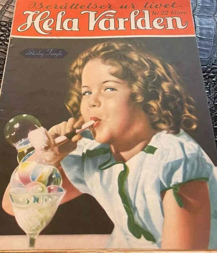 HELA VARLDEN magazine side cover Issue 22 10 August 1936