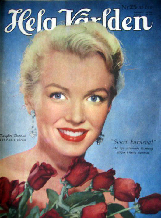 HELA VARLDEN magazine side cover Issue 25  1951