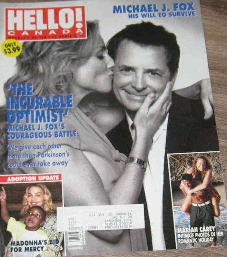 HELLO CANADA magazine side cover 13 April 2009