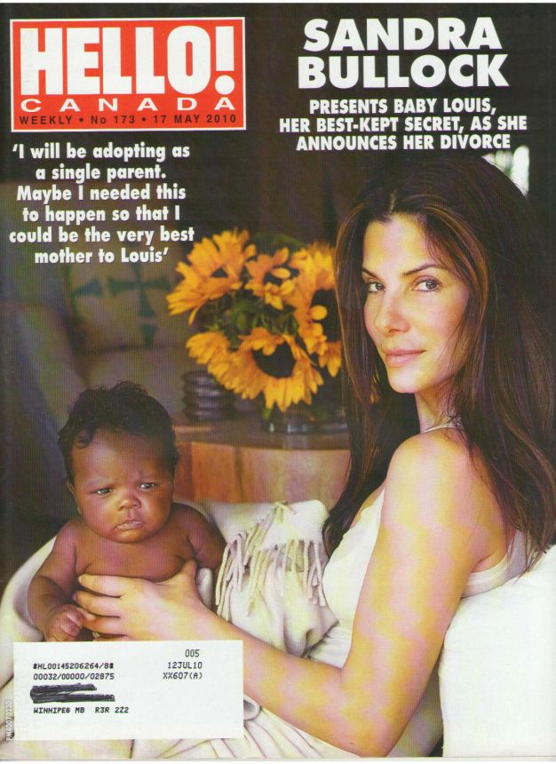 HELLO CANADA magazine side cover 17 May 2010