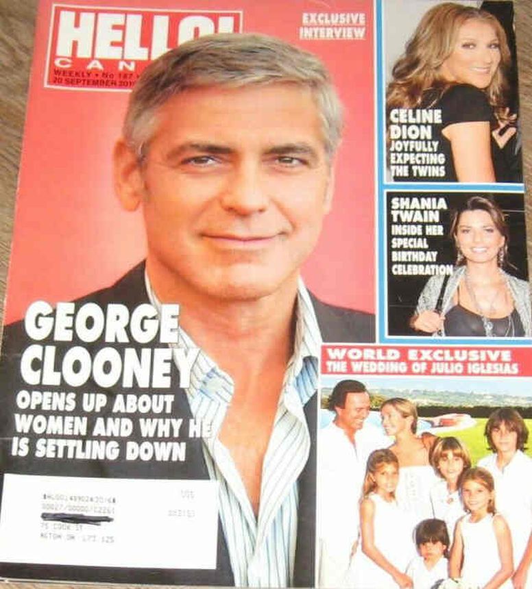 HELLO CANADA magazine side cover 20 September 2010