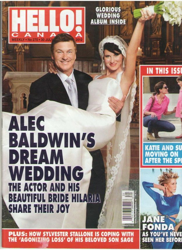 HELLO CANADA magazine side cover 30 July 2012