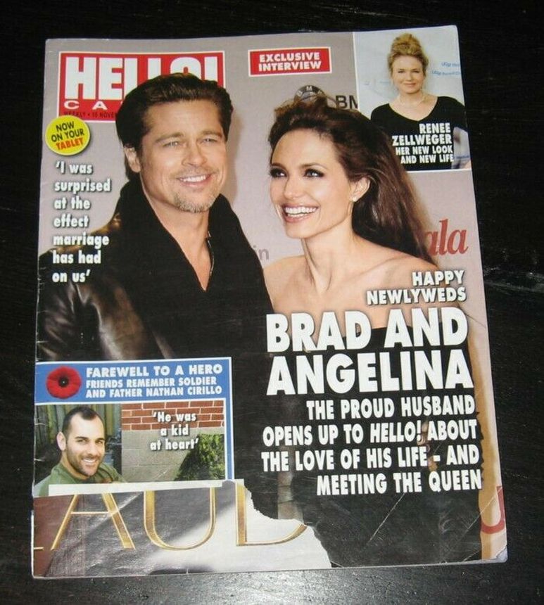 HELLO CANADA magazine side cover 10 November 2014