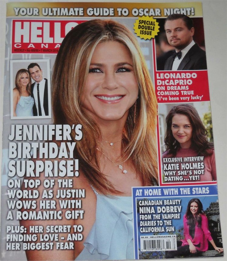 HELLO CANADA magazine side cover 7 March 2016