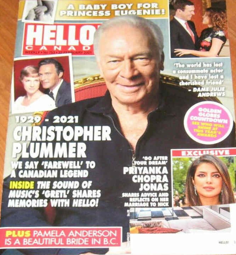 HELLO CANADA magazine side cover 22 February 2021