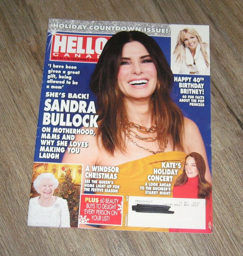 HELLO CANADA magazine side cover 13 December 2021