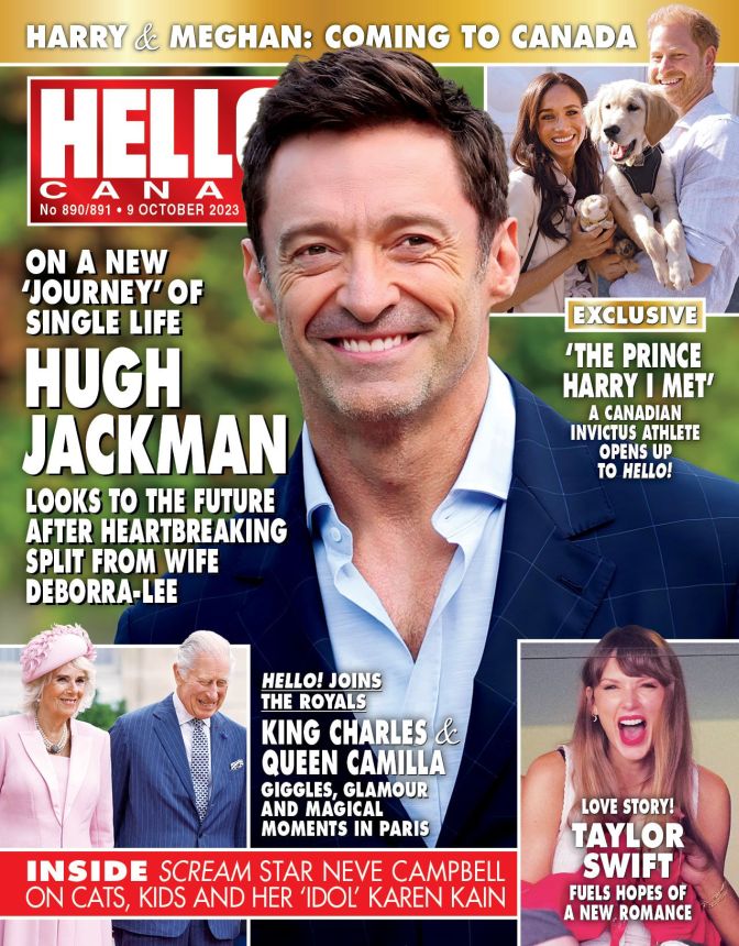 HELLO CANADA magazine side cover 9 October 2023