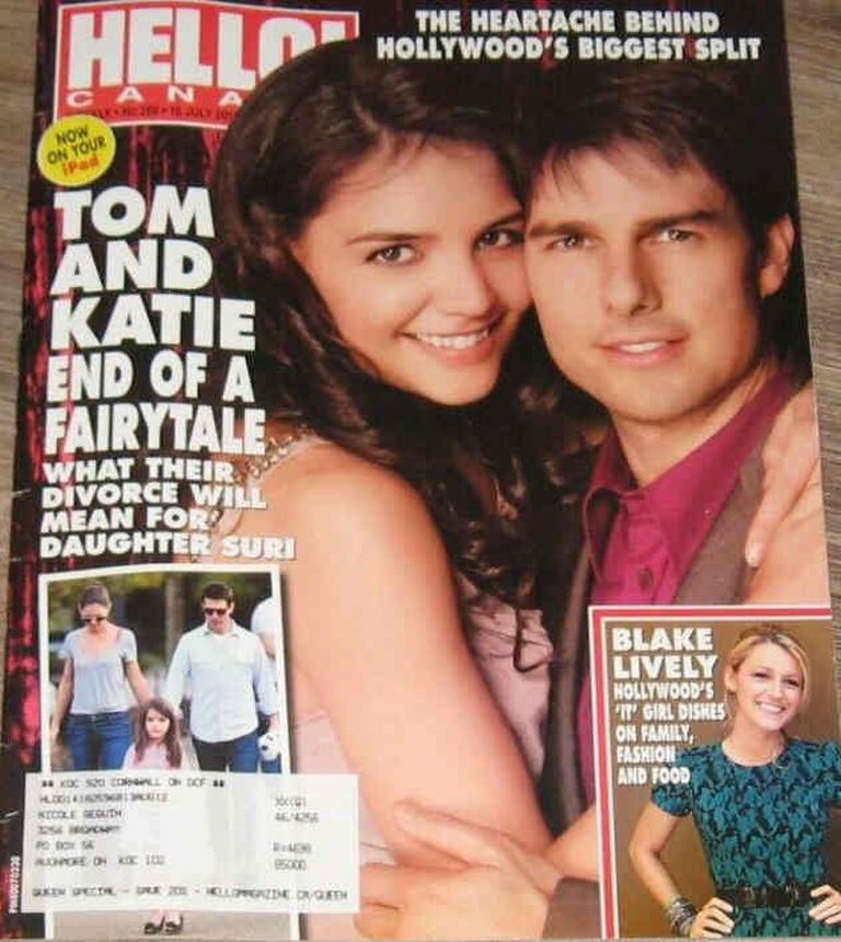 HELLO CANADA magazine side cover 16 July 2012