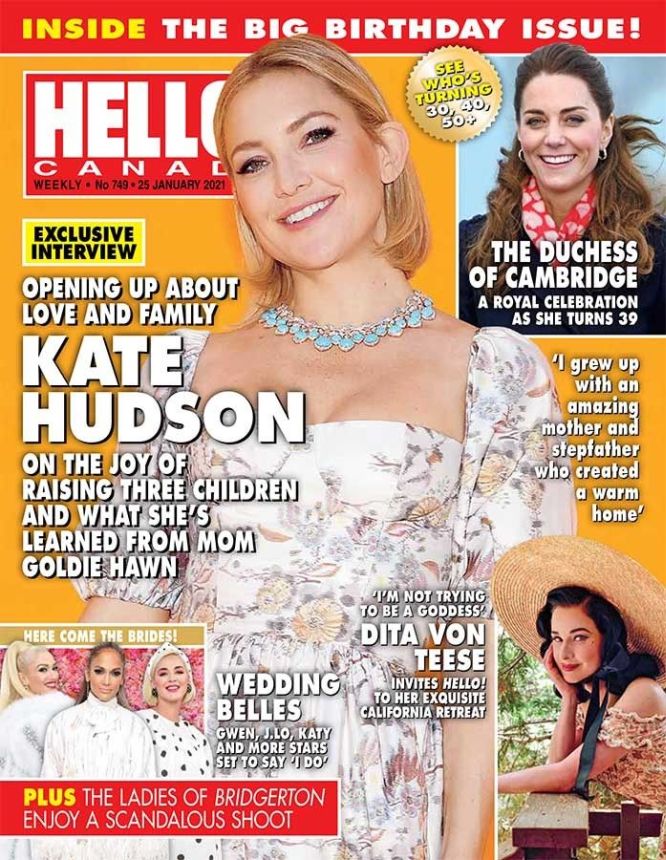 HELLO CANADA magazine side cover 25 January 2021