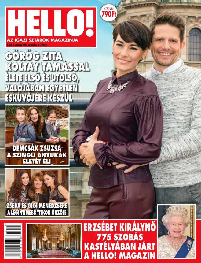 HELLO HUNGARY magazine side cover  November 2015