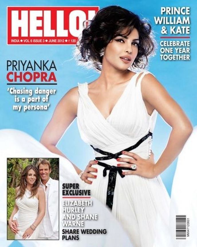 HELLO! INDIA magazine side cover  June 2012