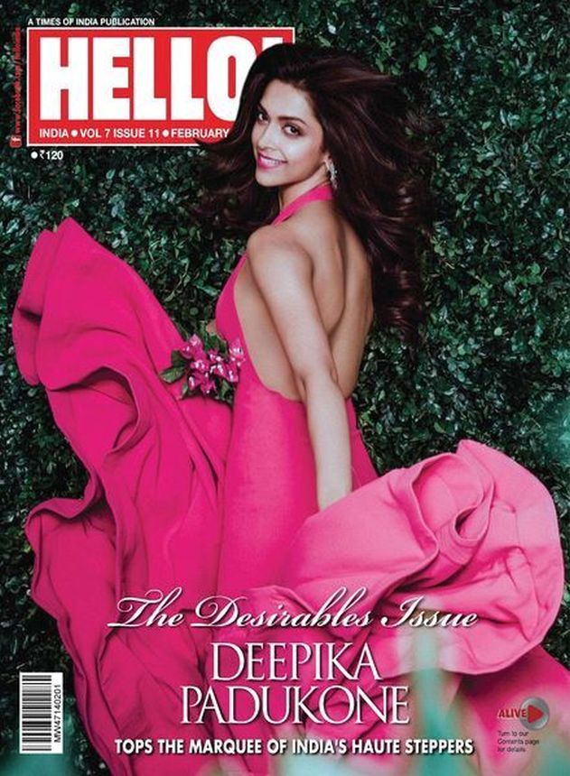 HELLO! INDIA magazine side cover  February 2014