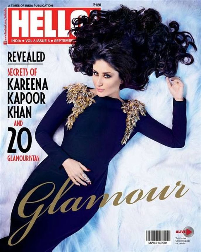 HELLO! INDIA magazine side cover  September 2014