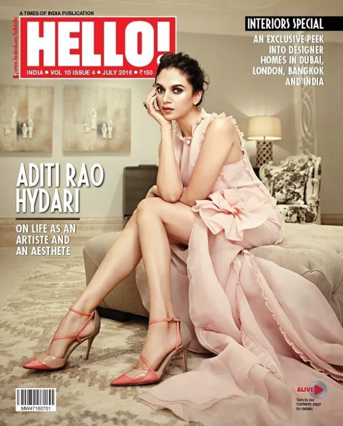 HELLO! INDIA magazine side cover  July 2016