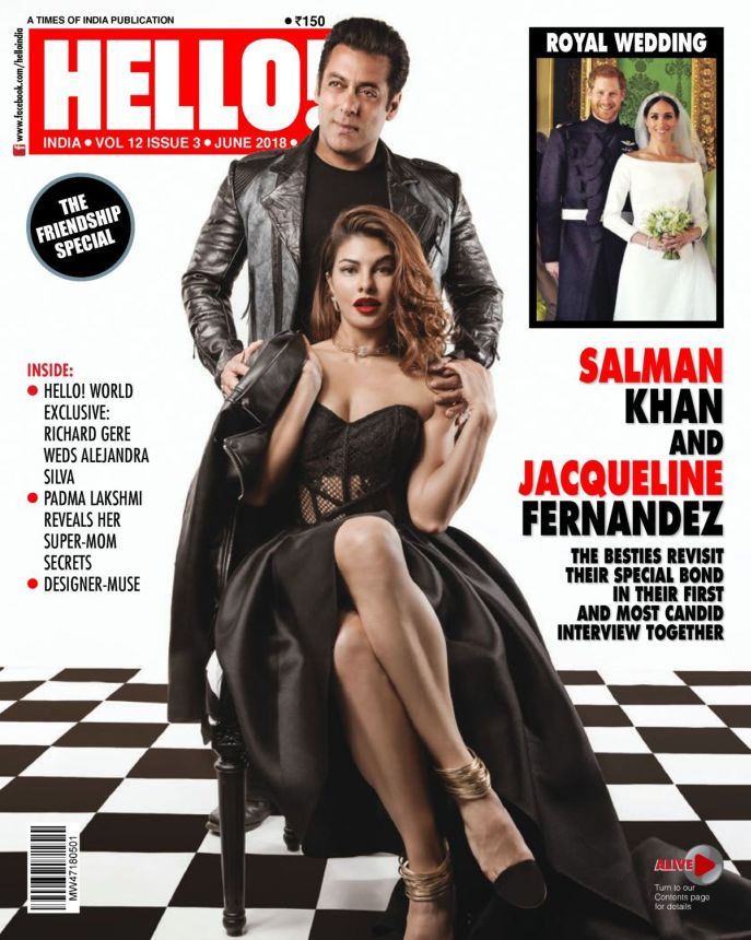 HELLO! INDIA magazine side cover  June 2018