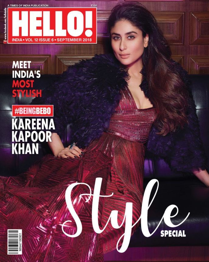 HELLO! INDIA magazine side cover  September 2018