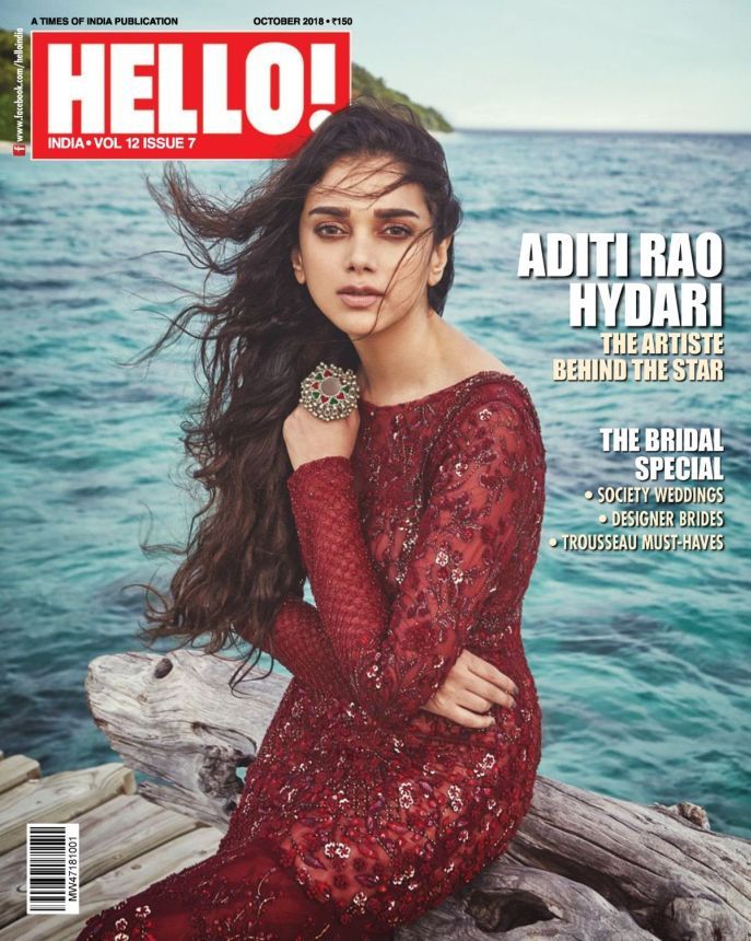 HELLO! INDIA magazine side cover  October 2018