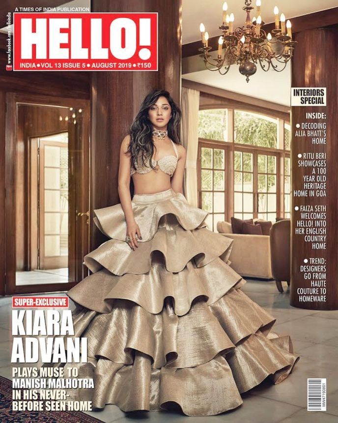 HELLO! INDIA magazine side cover  August 2019