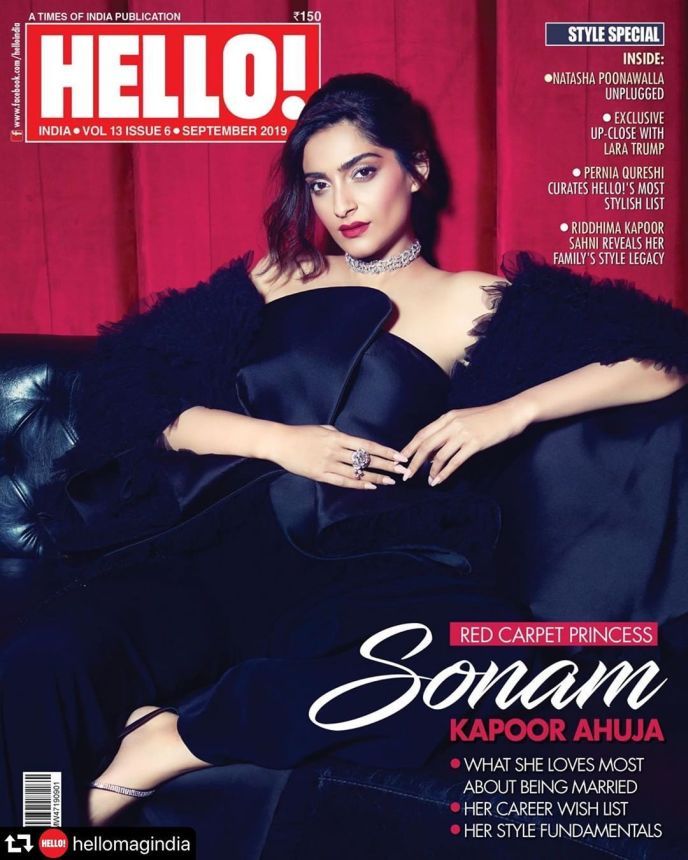 HELLO! INDIA magazine side cover  September 2019
