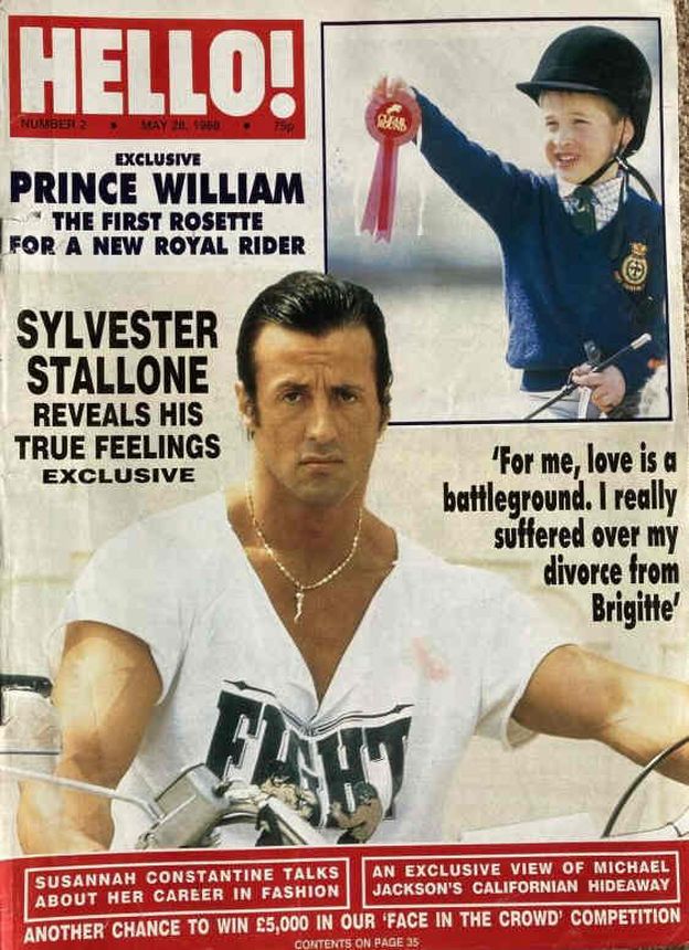 HELLO magazine side cover Issue 2 28 May 1988