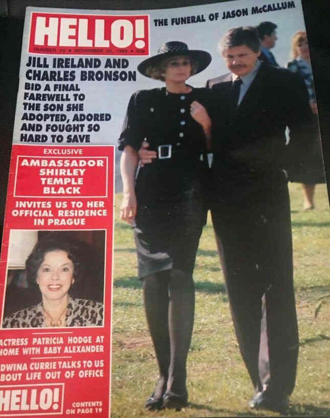 HELLO magazine side cover Issue 79 25 November 1989