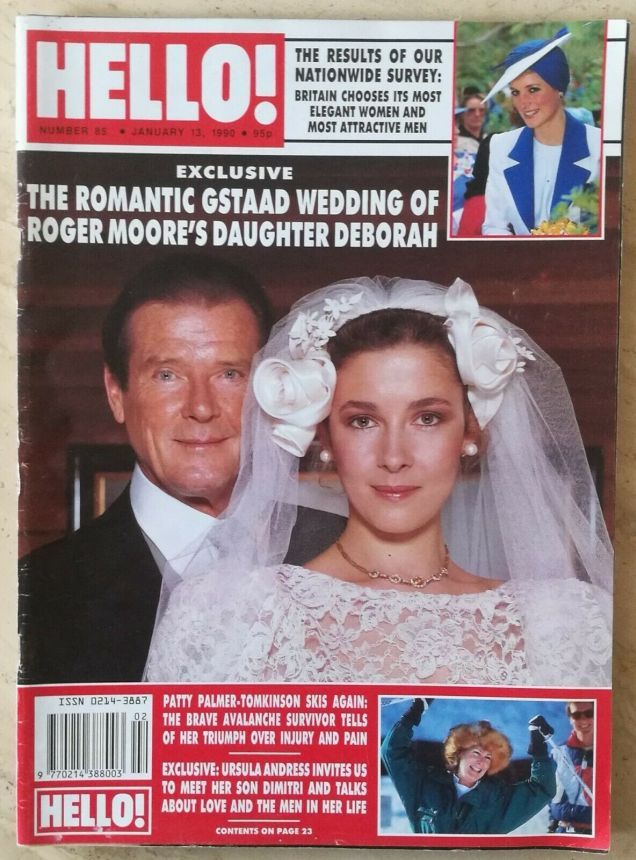 HELLO magazine side cover Issue 85 13 January 1990