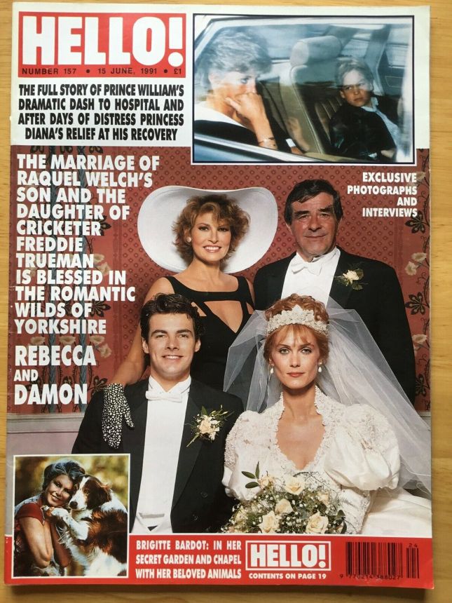 HELLO magazine side cover 5 June 1991