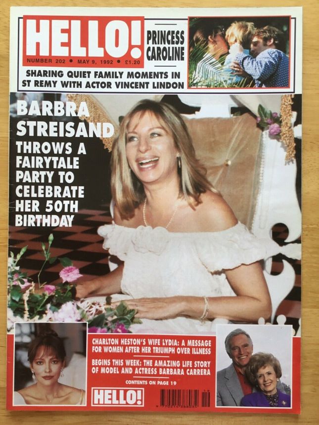 HELLO magazine side cover 9 May 1992