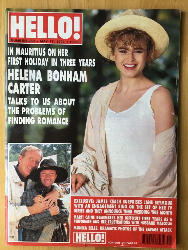 HELLO magazine side cover 15 May 1993