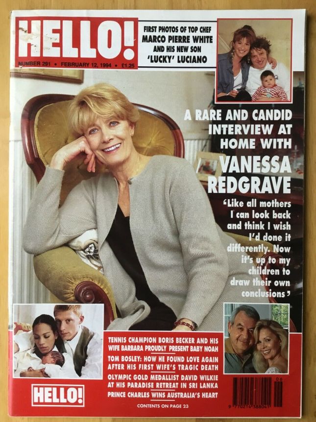 HELLO magazine side cover 12 February 1994