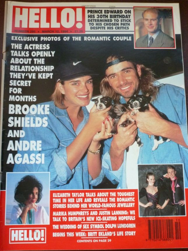 HELLO magazine side cover 12 March 1994
