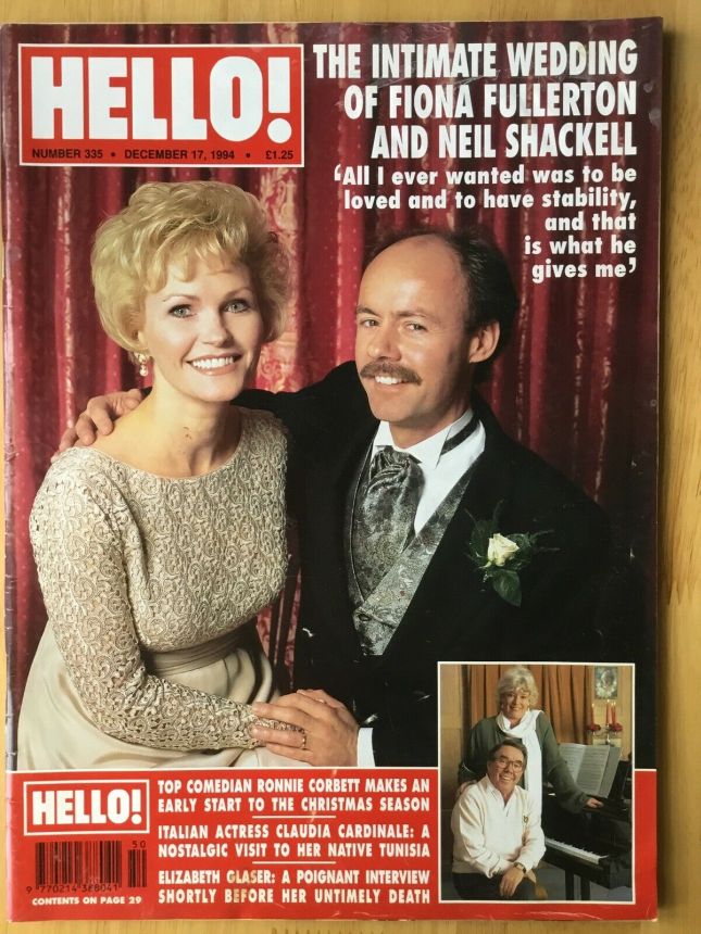HELLO magazine side cover 17 December 1994