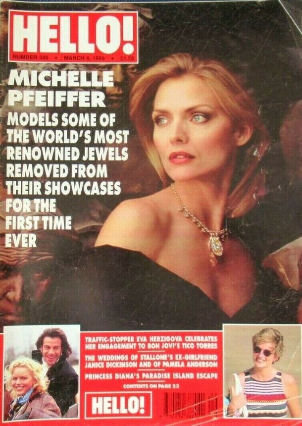 HELLO magazine side cover 4 March 1995