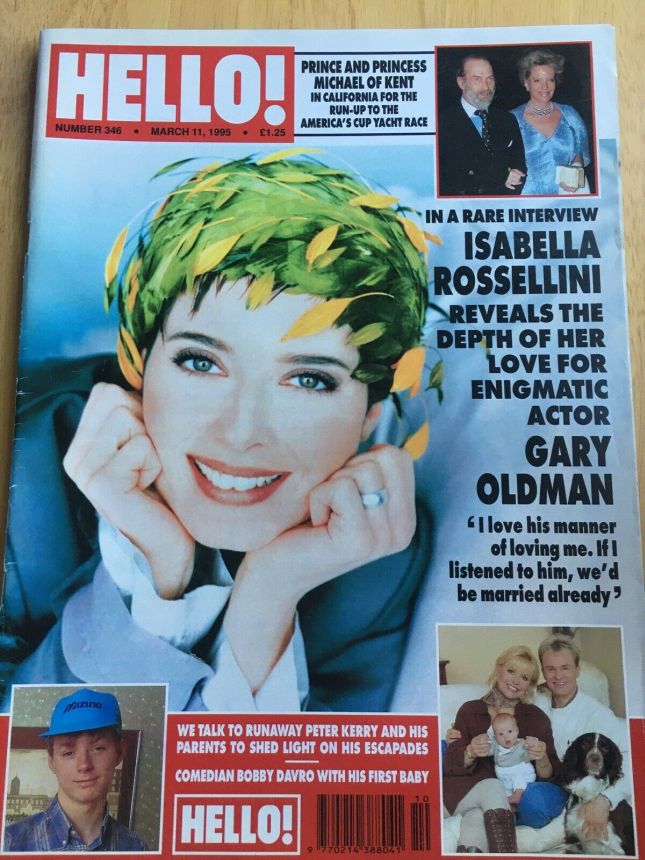 HELLO magazine side cover 11 March 1995