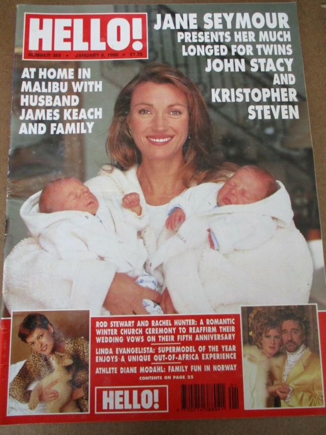 HELLO magazine side cover 6 January 1996