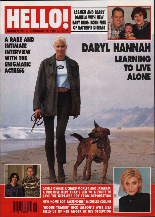 HELLO magazine side cover 24 February 1996