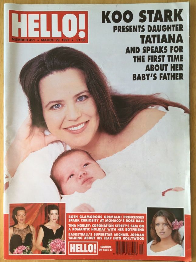 HELLO magazine side cover 29 March 1997