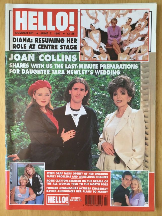 HELLO magazine side cover 7 June 1997