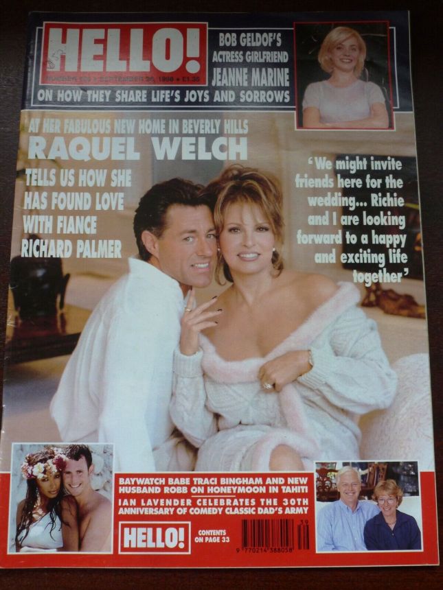 HELLO magazine side cover 26 September 1998