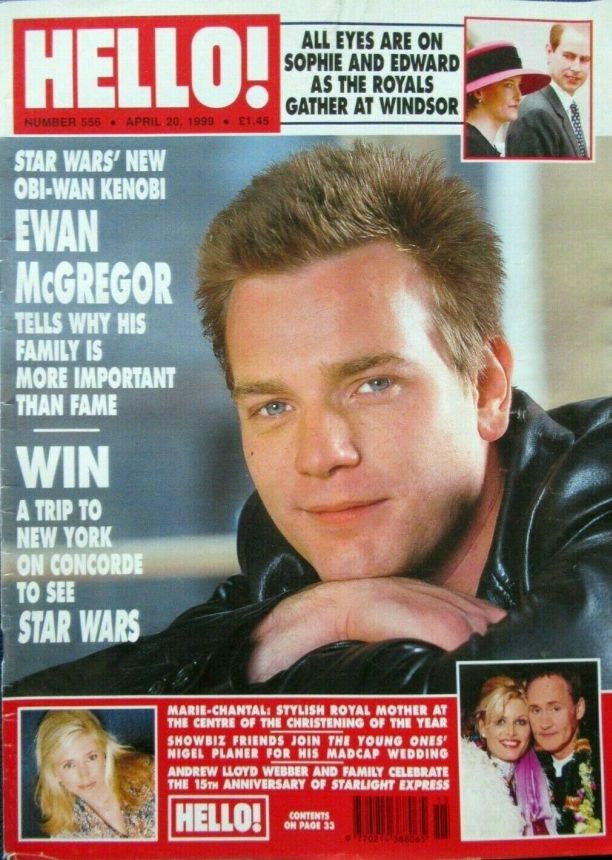 HELLO magazine side cover 20 April 1999