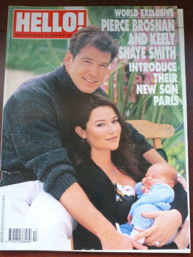 HELLO magazine side cover 3 April 2001