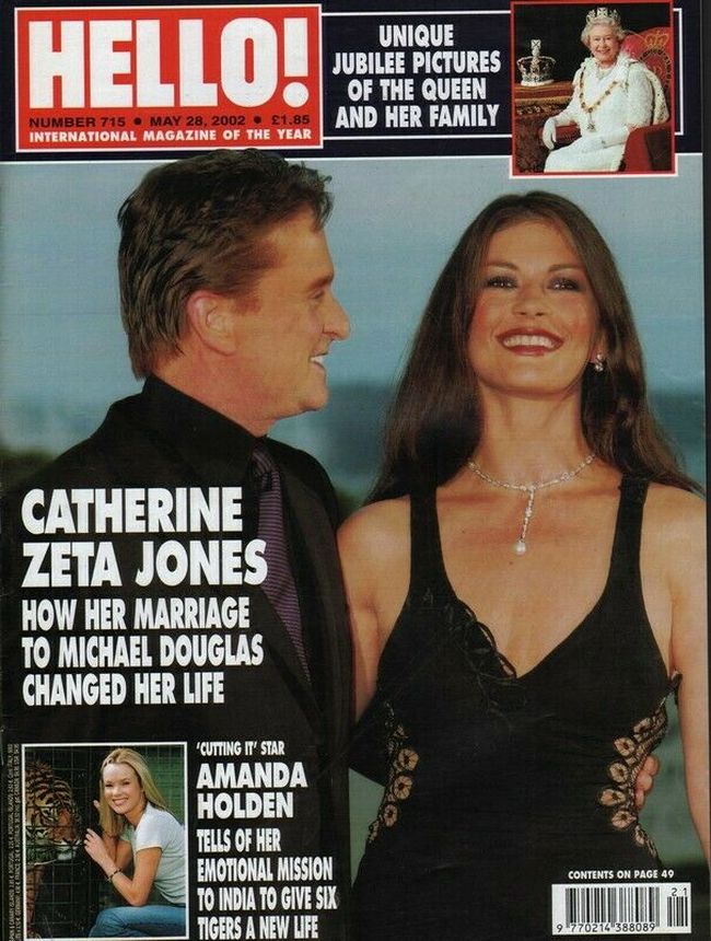 HELLO magazine side cover 28 May 2002