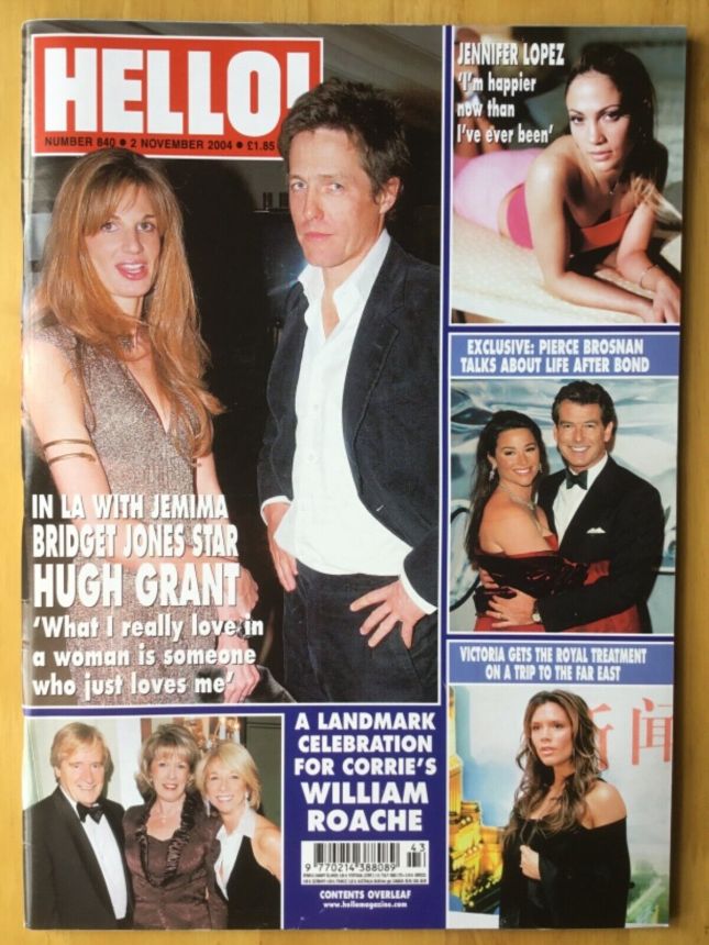 HELLO magazine side cover 2 November 2004