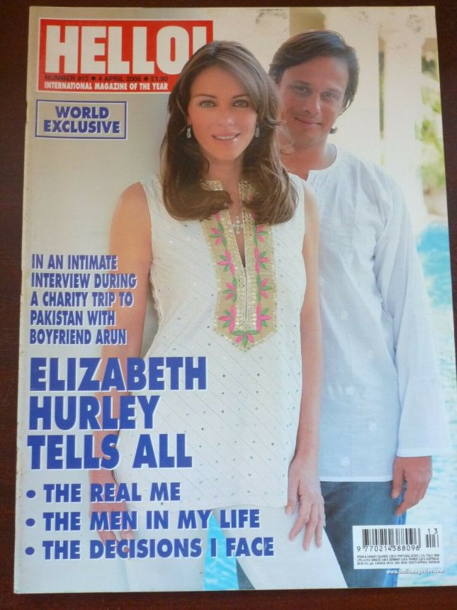 HELLO magazine side cover 4 April 2006